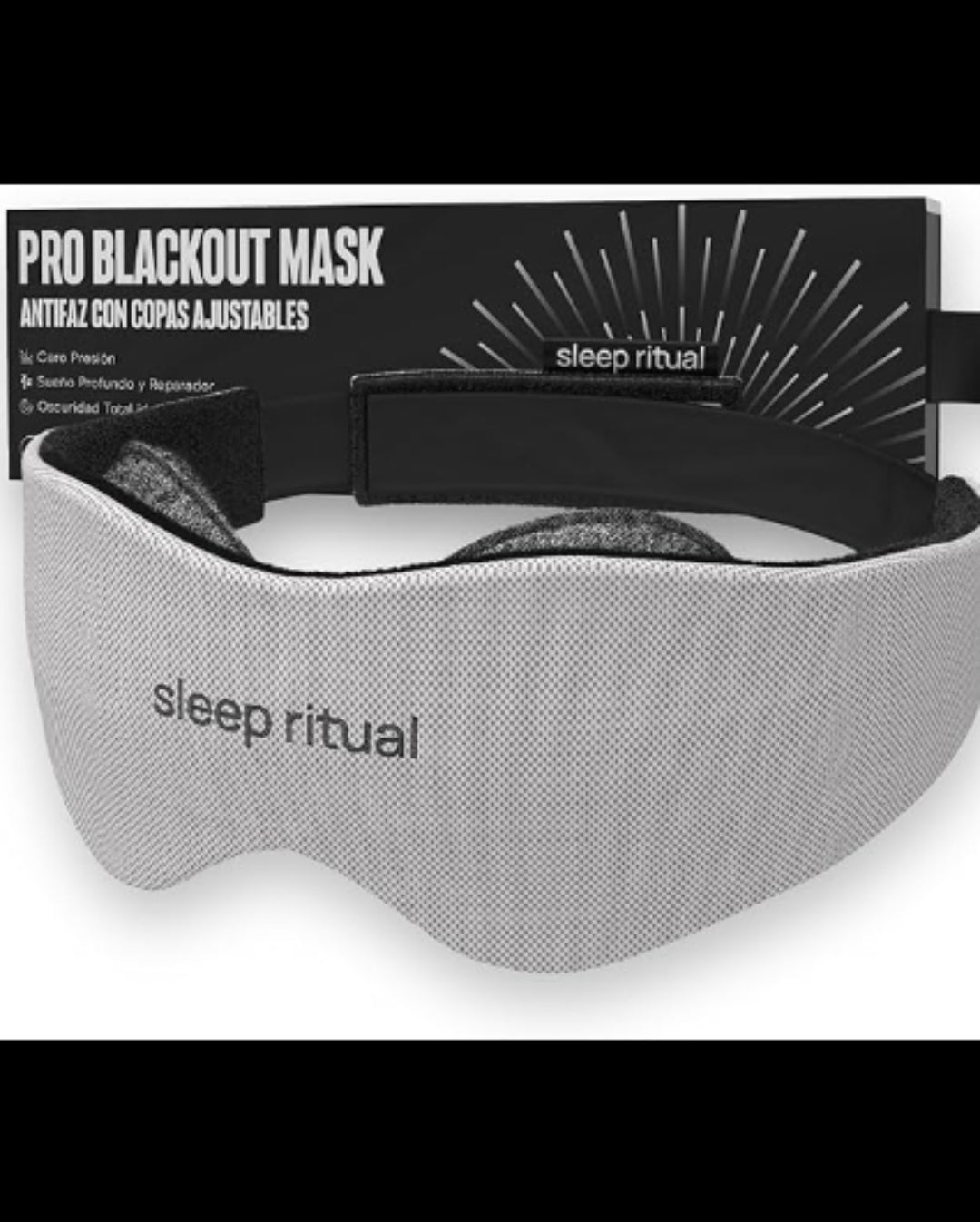 Antifaz para dormir Pro Blackout  |  1 pieza  |  Sleep Ritual - agewl