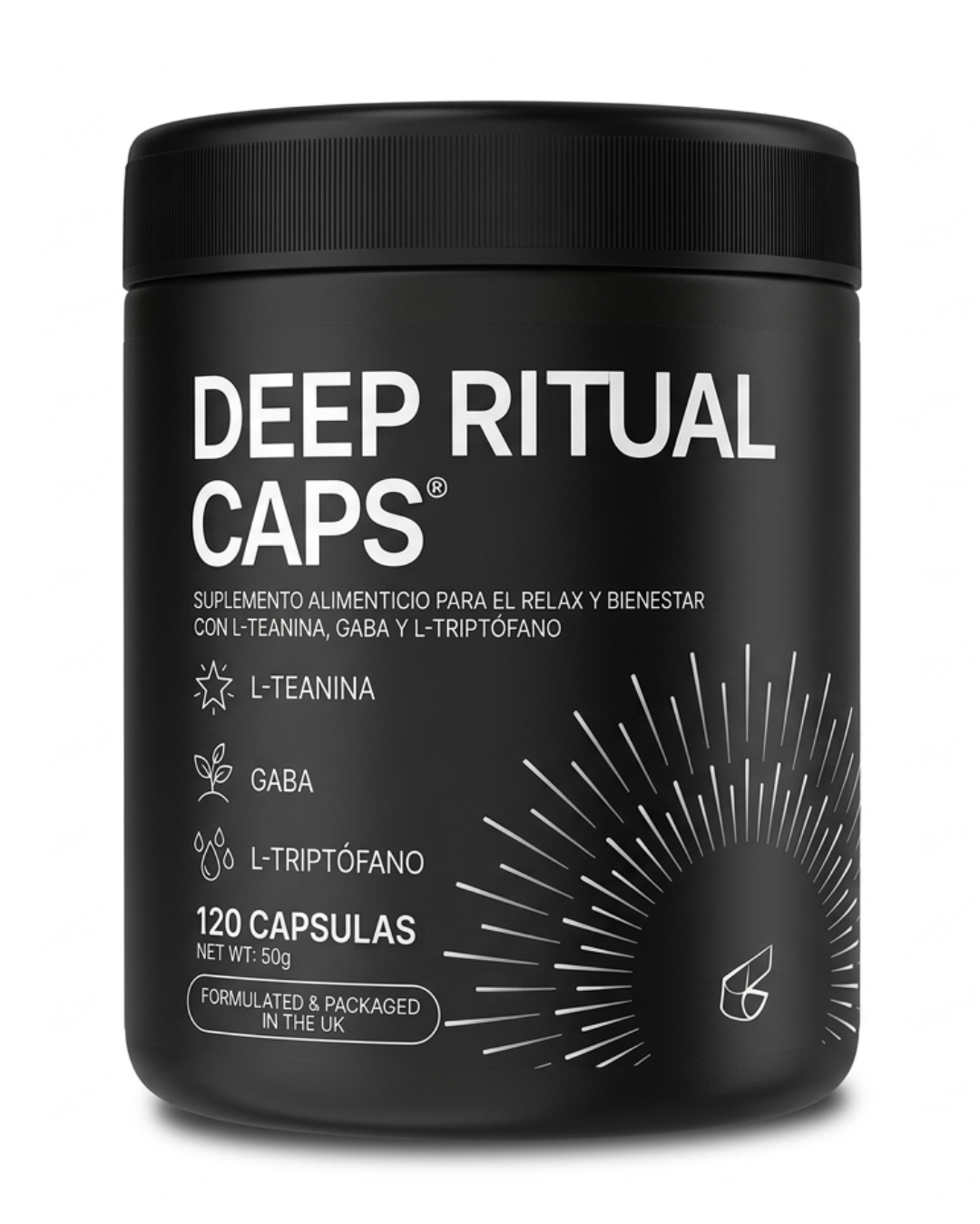 Deep Ritual Caps Treonato + Glicinato de Magnesio + L Teanina  |  90 cápsulas  |  Sleep Ritual - agewl