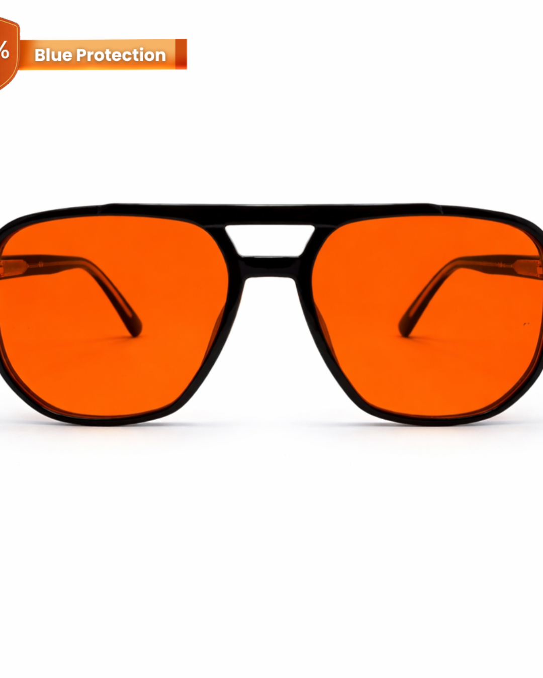 Lentes Modelo Deep Rest Mica Naranja  | 1 pieza  |  Glook BlueBlockers - agewl