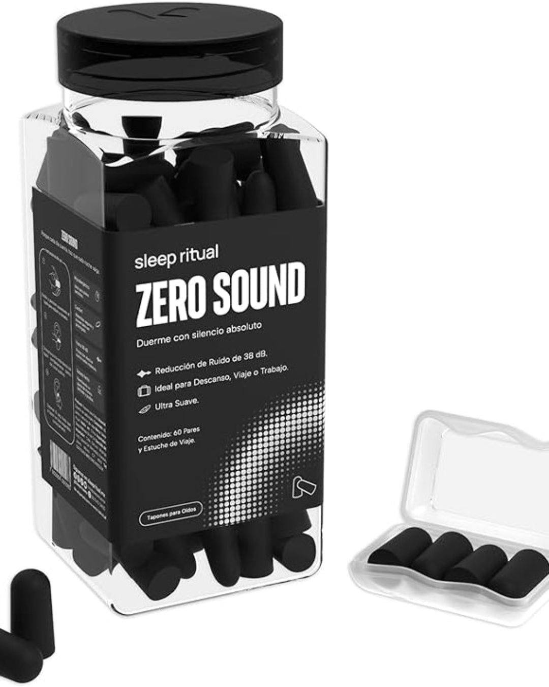 Tapones para oídos para dormir  |  60 piezas  |  Sleep Ritual - agewl